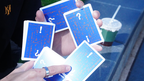 Simple Doodle (Color) Playing Cards by Bacon Playing Card by Murphy's Magic Supplies, Inc.