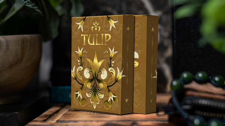 Grand Tulip Gold Playing Cards by Murphy's Magic Supplies, Inc.