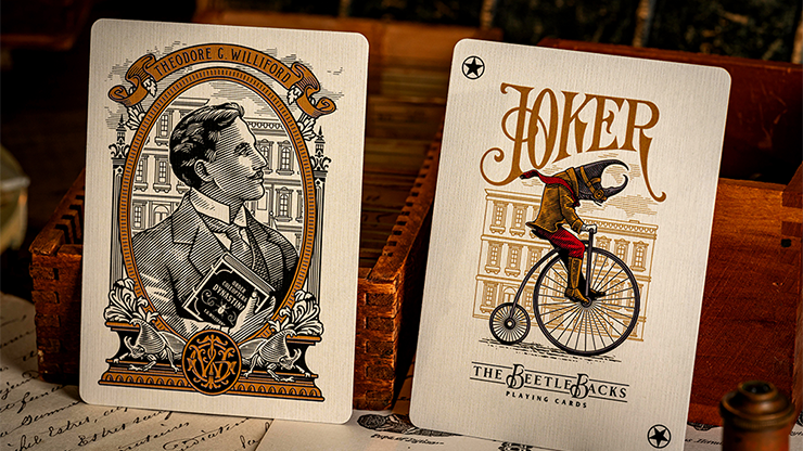 The Beetle Backs (Crimson Edition) Playing Cards by Murphy's Magic Supplies, Inc.