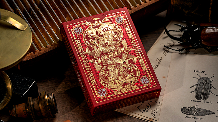 The Beetle Backs (Crimson Edition) Playing Cards by Murphy's Magic Supplies, Inc.