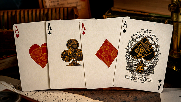 The Beetle Backs (Cobalt Edition) Playing Cards by Murphy's Magic Supplies, Inc.