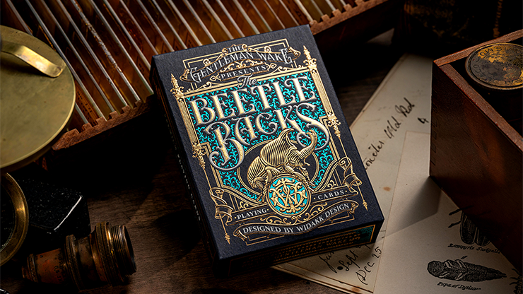 The Beetle Backs (Cobalt Edition) Playing Cards by Murphy's Magic Supplies, Inc.