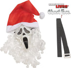 Pub Crawl Santa Ghost Face Scream Adult Costume Plus Size by HalloweenStore.com