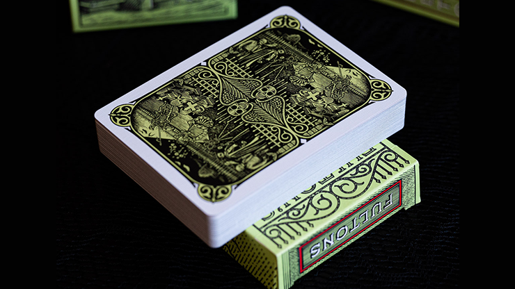 FULTON'S Day Of The Dead Green Edition Playing Cards by Murphy's Magic Supplies, Inc.