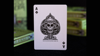 FULTON'S Day Of The Dead Green Edition Playing Cards by Murphy's Magic Supplies, Inc.