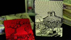 FULTON'S Day Of The Dead Green Edition Playing Cards by Murphy's Magic Supplies, Inc.