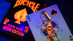 Bicycle Neon Solar-Orange Rider Back Playing Cards by Murphy's Magic Supplies, Inc.