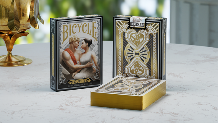 Limited Gilded Bicycle Cupid (Numbered Seal) Playing Cards by Murphy's Magic Supplies, Inc.