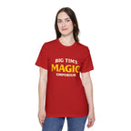 "Big Tim's Magic Emporium" - Retro Logo Tee T-Shirt by Printify