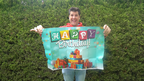 FLASHY BANNER (HAPPY BIRTHDAY) by George Iglesias & Twister Magic - Trick by Murphy's Magic Supplies, Inc.