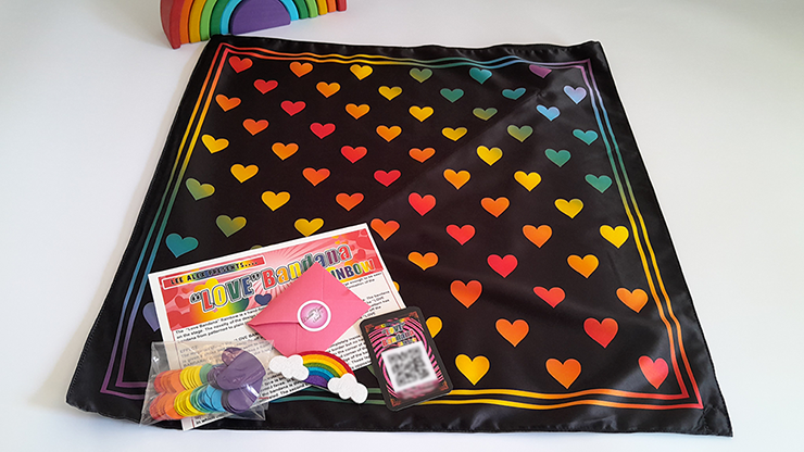 Love Bandana - Rainbow by Lee Alex by Murphy's Magic Supplies, Inc.
