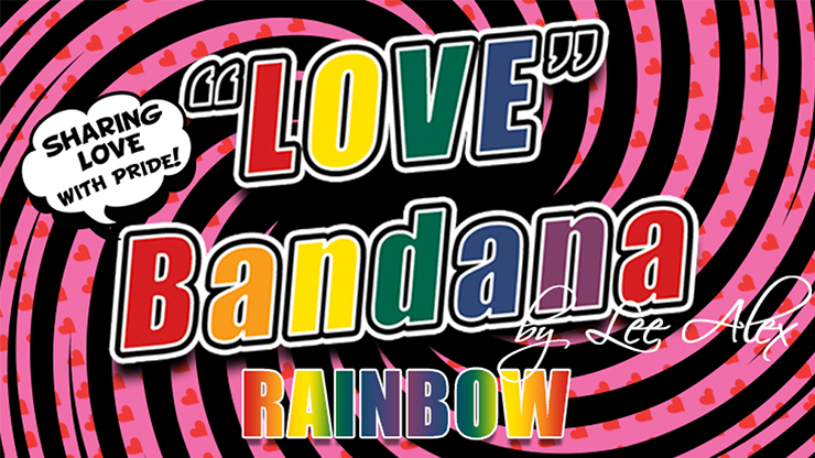 Love Bandana - Rainbow by Lee Alex by Murphy's Magic Supplies, Inc.