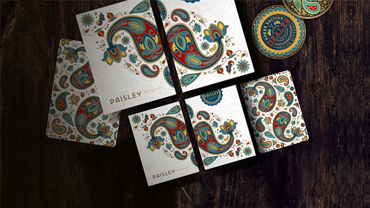 Paisley Poker Mini Playing Cards by Dutch Card House Company by Murphy's Magic Supplies, Inc.