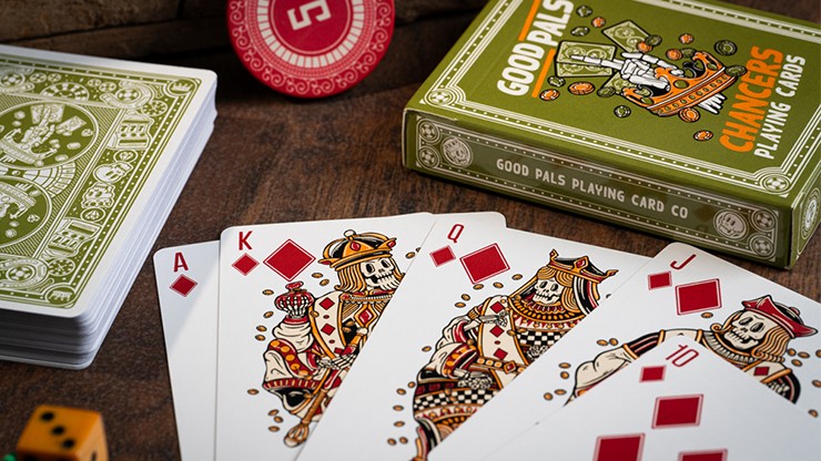 Chancers V3 Green (Marked) Playing Cards by Good Pals by Murphy's Magic Supplies, Inc.