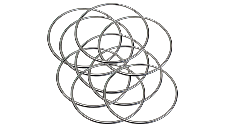 Linking Rings (12 inch) by JL Magic by Murphy's Magic Supplies, Inc.
