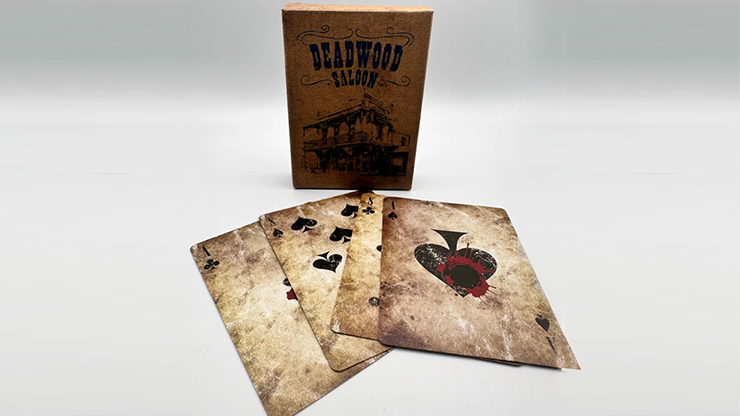 Deadwood Marked (Blue) Playing Cards by Matthew Wright and Mark Bennett by Murphy's Magic Supplies, Inc.