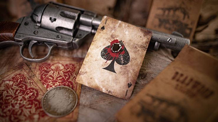 Deadwood Marked (Red) Playing Cards by Matthew Wright and Mark Bennett by Murphy's Magic Supplies, Inc.