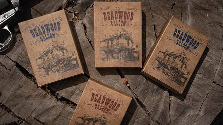 Deadwood Marked (Red) Playing Cards by Matthew Wright and Mark Bennett by Murphy's Magic Supplies, Inc.