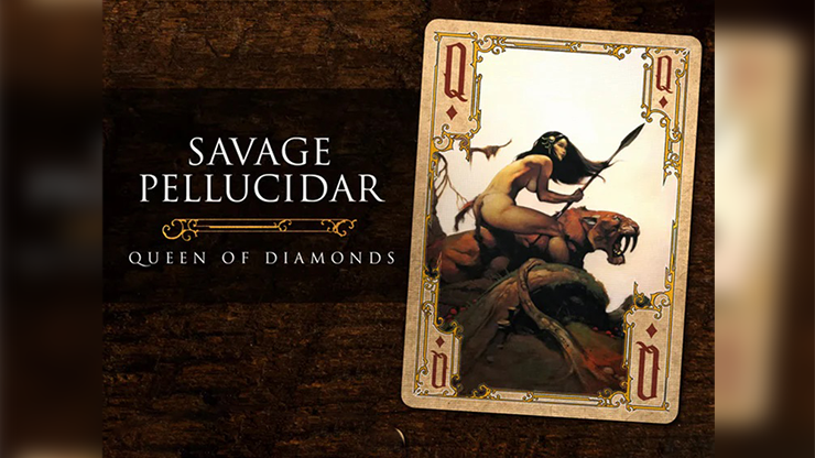 Frazetta Art Museum x Kings Wild (Painting) Playing Cards by Murphy's Magic Supplies, Inc.