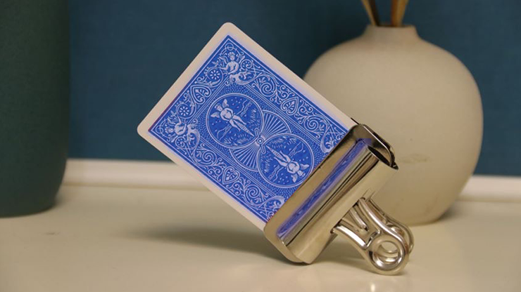 Stealing Card Clip (Blue) by N2G and WZ by Murphy's Magic Supplies, Inc.