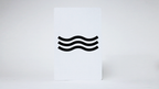 Bicycle Jumbo Gaff Card Double Face (Cross/Wavy Lines) by Murphy's Magic Supplies, Inc.