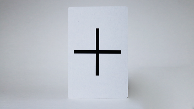 Bicycle Jumbo Gaff Card Double Face (Cross/Wavy Lines) by Murphy's Magic Supplies, Inc.