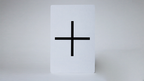 Bicycle Jumbo Gaff Card Double Face (Cross/Wavy Lines) by Murphy's Magic Supplies, Inc.