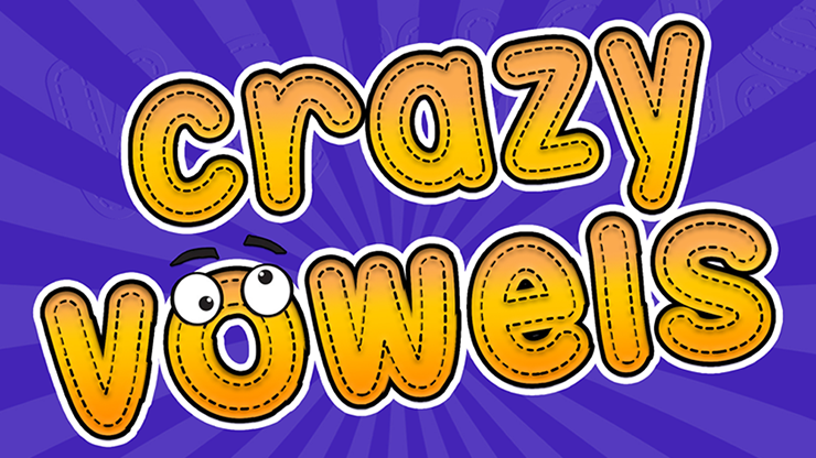 Crazy Vowels by PlayTime Magic DEFMA by Murphy's Magic Supplies, Inc.