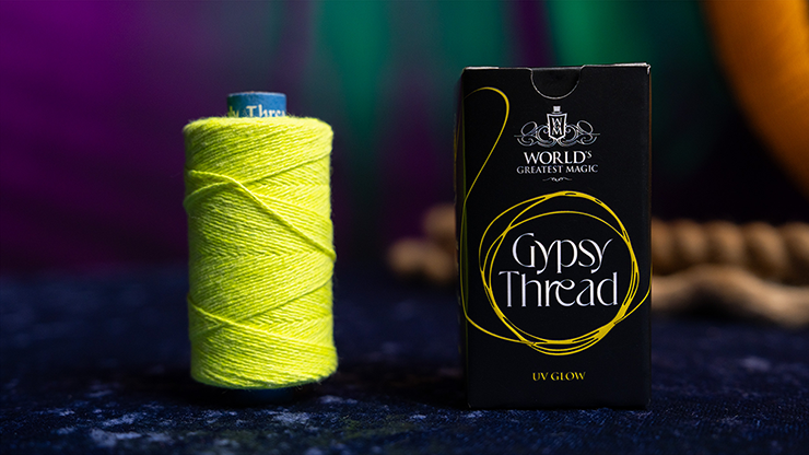 WGM UV GLOW GYPSY THREAD YELLOW REFILL SPOOL by Murphy's Magic - Trick by Murphy's Magic Supplies, Inc.