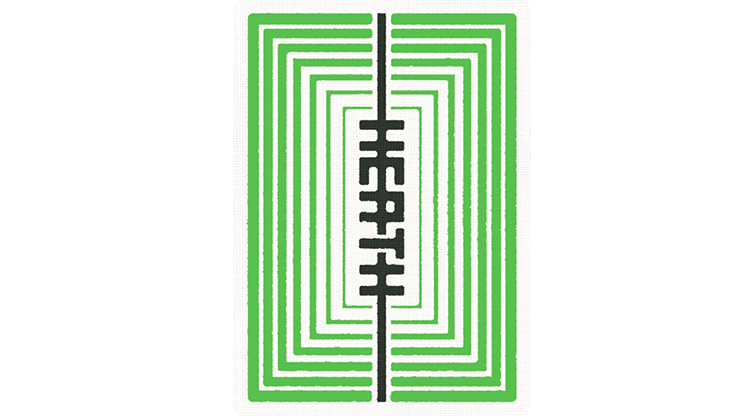 HEATH BACK PLAYING CARDS - LENNART GREEN EDITION Playing Cards by Murphy's Magic Supplies, Inc.