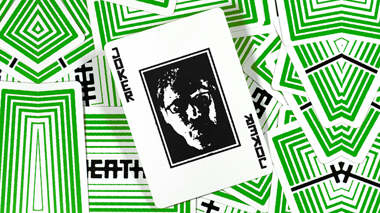 HEATH BACK PLAYING CARDS - LENNART GREEN EDITION Playing Cards by Murphy's Magic Supplies, Inc.