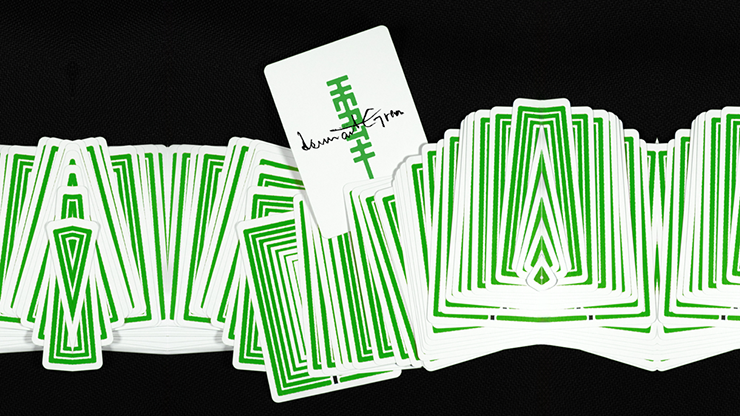 HEATH BACK PLAYING CARDS - LENNART GREEN EDITION Playing Cards by Murphy's Magic Supplies, Inc.