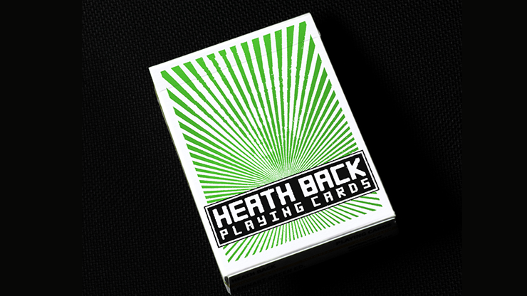 HEATH BACK PLAYING CARDS - LENNART GREEN EDITION Playing Cards by Murphy's Magic Supplies, Inc.