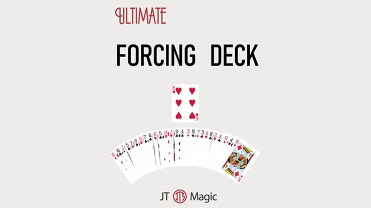 Ultimate Forcing Deck (Red) by JT by Murphy's Magic Supplies, Inc.
