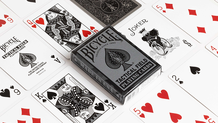 Bicycle Tactical Field (Black) Playing Cards by US Playing Card Co by Murphy's Magic Supplies, Inc.