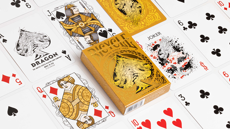 Bicycle Gold Dragon Playing Cards by US Playing Card Co by Murphy's Magic Supplies, Inc.
