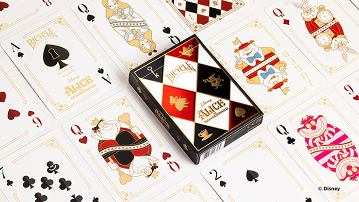 Bicycle Disney Alice in Wonderland Playing Cards by US Playing Card Co by Murphy's Magic Supplies, Inc.