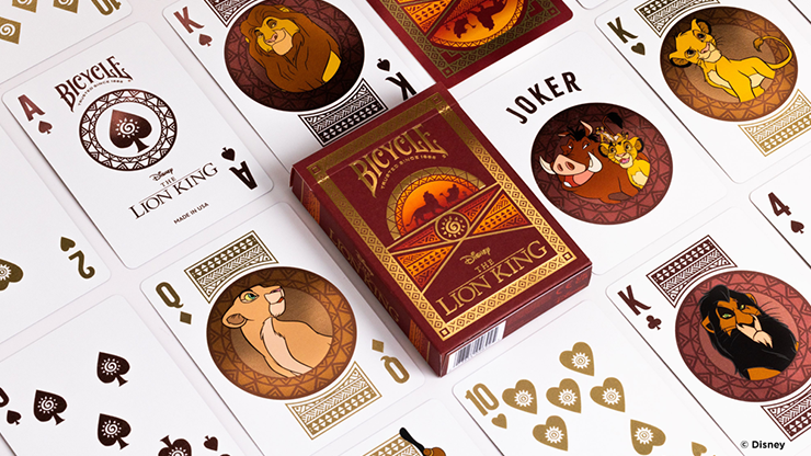 Bicycle Disney Lion King Playing Cards by US Playing Co by Murphy's Magic Supplies, Inc.