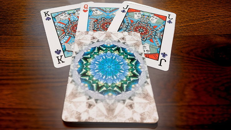 Bicycle Kaleidoscope Blue Playing Cards by Murphy's Magic Supplies, Inc.