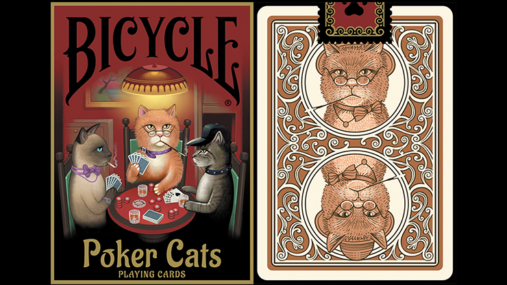 Bicycle Poker Cats V2 Playing Cards by Murphy's Magic Supplies, Inc.