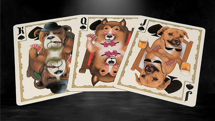 Bicycle Poker Dogs V2 Playing Cards by Murphy's Magic Supplies, Inc.