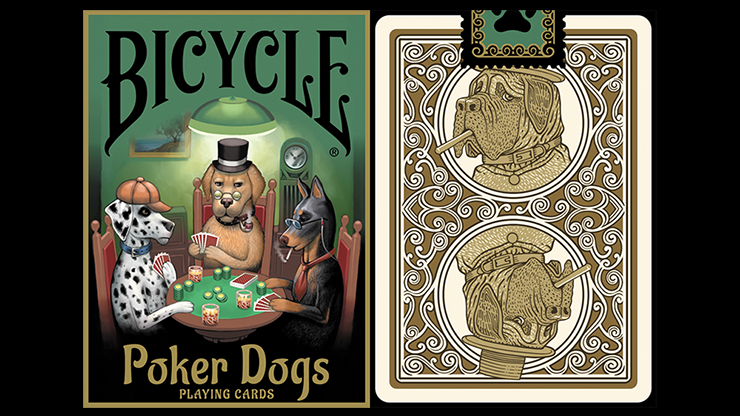 Bicycle Poker Dogs V2 Playing Cards by Murphy's Magic Supplies, Inc.