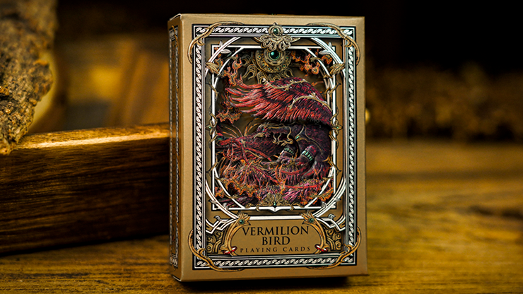 Vermilion Bird Luxury Frame by Ark Playing Cards by Murphy's Magic Supplies, Inc.