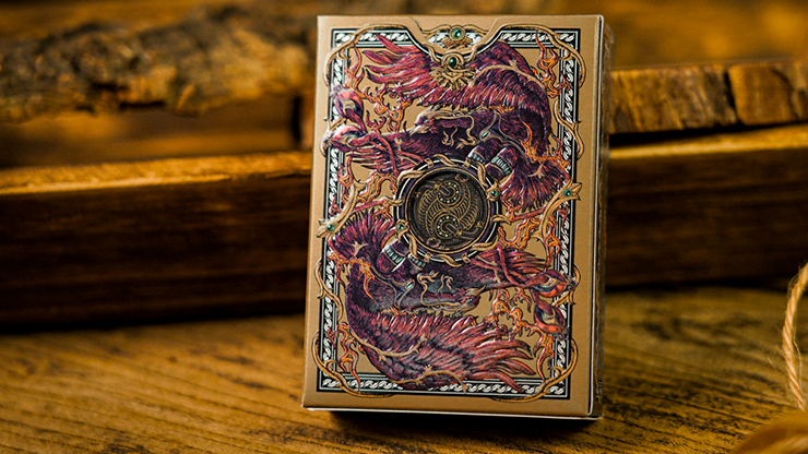 Vermilion Bird Luxury Frame by Ark Playing Cards by Murphy's Magic Supplies, Inc.