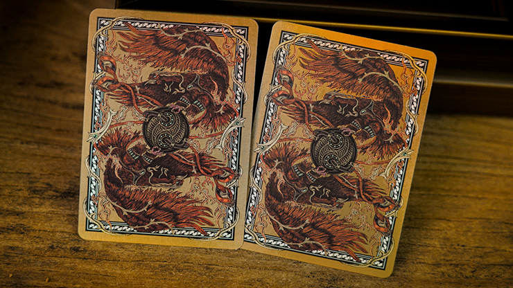 Vermilion Bird Luxury Frame by Ark Playing Cards by Murphy's Magic Supplies, Inc.
