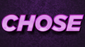 CHOSE by Geni - Download