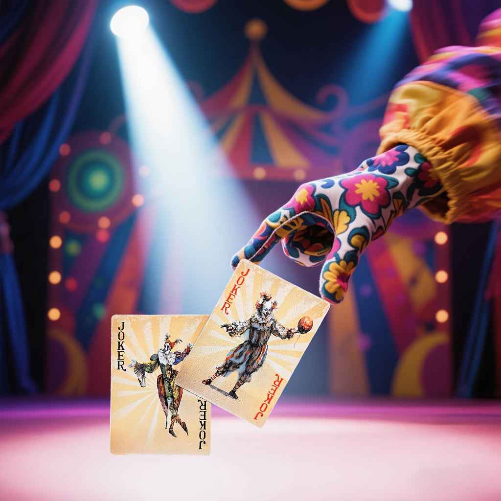 Beautifully Designed Joker-Themed Playing Cards, Featuring 54 Colorful Illustrations on Durable Cardstock, Perfect for Parties, Entertainment, And Festive Gifts