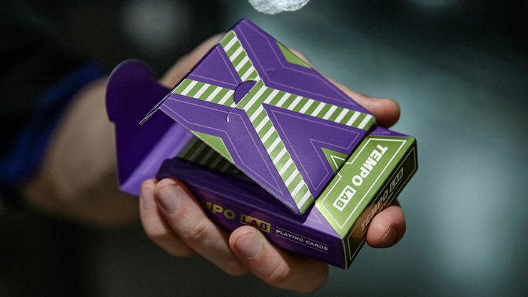 Tempo-Lab Purple Playing Cards by Murphy's Magic Supplies, Inc.