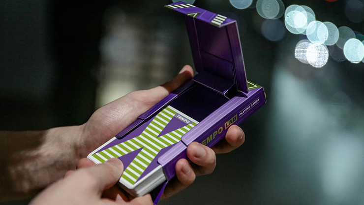 Tempo-Lab Purple Playing Cards by Murphy's Magic Supplies, Inc.