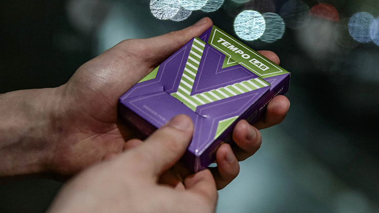 Tempo-Lab Purple Playing Cards by Murphy's Magic Supplies, Inc.